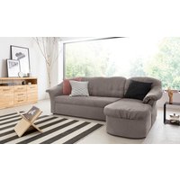 DOMO collection Ecksofa "Pegnitz, elegante Rückensteppung, kompakte Stellmaße 238/141cm, L-Form", wahlweise mit Bettfunktion von Domo Collection