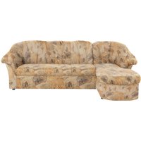 DOMO collection Ecksofa "Pegnitz, elegante Rückensteppung, kompakte Stellmaße 238/141cm, L-Form" wahlweise mit Bettfunktion von Domo Collection