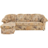 DOMO collection Ecksofa "Pegnitz, elegante Rückensteppung, kompakte Stellmaße 238/141cm, L-Form" wahlweise mit Bettfunktion von Domo Collection