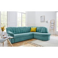 DOMO collection Ecksofa "Pegnitz, elegante Rückensteppung, zeitlose Formensprache, L-Form", wahlweise mit Bettfunktion von Domo Collection