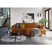 DOMO collection Ecksofa "Modica kompakt und elegant, Breite 244, L-Form", moderne Optik mit extrabreiter Recamiere, auch in Cord von Domo Collection