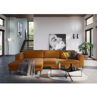 DOMO collection Ecksofa "Modica, zeitlos und elegant, L-Form", moderne Optik mit extrabreiter Recamiere, auch in Cord von Domo Collection