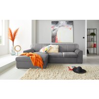 DOMO collection Ecksofa "Topper L-Form", mit Recamiere, wahlweise mit Schlaffunktion von Domo Collection
