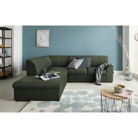 DOMO collection Ecksofa "Topper zeitlos elegant, kompakte Stellmaße, OTTOs Choice, L-Form", mit Ottomane, wahlweise mit Schlaffunktion von Domo Collection