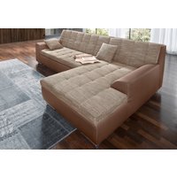 DOMO collection Ecksofa Treviso, wahlweise mit Bettfunktion, incl. Zierkissen von Domo Collection