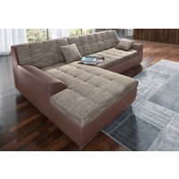 DOMO collection Ecksofa Treviso, wahlweise mit Bettfunktion, incl. Zierkissen von Domo Collection