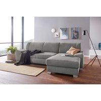 DOMO collection Ecksofa "Anzio L-Form, whlw. Bettfunktion, Federkern, hochwertig, Breite 271 cm" Mit Bettfunktion, Recamiere rechts, Struktur fein, steel-grau DOMO collection Ecksofa "Anzio L-Form, whlw. Bettfunktion, Federkern, hochwertig, Breite 271 cm" Mit Bettfunktion, Recamiere rechts, Struktur fein, steel-grau von Domo Collection