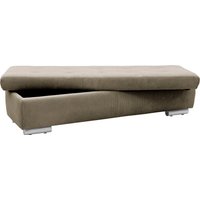 DOMO collection Hocker "Treviso XXL: B/T/H: 161/60/41 cm", mit Stauraum, auch in Cord, passend zur Serie, moderne Steppung von Domo Collection