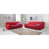 DOMO collection Polstergarnitur "Amando", (Spar-Set), bestehend aus 2er- und 3er-Sofa von Domo Collection
