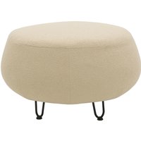 DOMO collection Polsterhocker "Poika, auf hohen Füßen", Polsterhocker rund und schön, Bezug Fellimitat, Durchmesser 78 cm DOMO collection Polsterhocker "Poika, auf hohen Füßen", Polsterhocker rund und schön, Bezug Fellimitat, Durchmesser 78 cm von Domo Collection