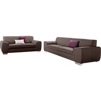 DOMO collection Polstergarnitur "Ricardo", (Set, 2 tlg.), Set: 2-Sitzer und 2,5-Sitzer von Domo Collection