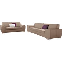 DOMO collection Polstergarnitur "Ricardo", (Set, 2 tlg.), Set: 2-Sitzer und 2,5-Sitzer von Domo Collection