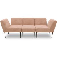 DOMO collection Sofa-Eckelement "700010 Lieferzeit nur 2 Wochen, auch einzeln stellbar", Modul - als Ecke oder Abschluss einsetzbar, Cord-Bezug von Domo Collection