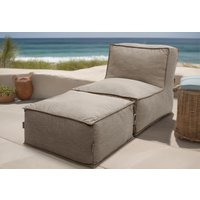 DOMO collection Sofaelement "Fiu: einfach aufblasbar, für Camping, Garten, Terrasse, Balkon", wetterfester Outdoor Sessel 75/115/73 cm, klein verstaubar von Domo Collection