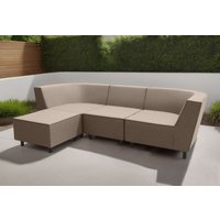 DOMO collection Sofaelement "Sonna, individuell zusammenstellbar", Einzelelemente für Terrasse, Garten und Balkon, speziell für Outdoor von Domo Collection