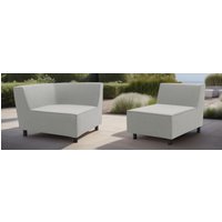DOMO collection Sofaelement "Sonna, individuell zusammenstellbar", Einzelelemente für Terrasse, Garten und Balkon, speziell für Outdoor von Domo Collection