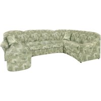 DOMO collection Wohnlandschaft "Bahia U-Form, B/T: 308/200 cm, mit Federkern, belastbar bis 140kg/Sitz" Microfaser, natur von Domo Collection