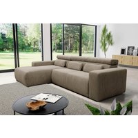 DOMO collection Ecksofa "Brandon große Ausführung B/T/H: 289/177/80 cm, auch in Leder und Cord" von Domo Collection