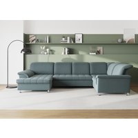 Wohnlandschaft Franzi wahlweise mit Kopfteilverstellung Bettfunktion, Bettkasten von Domo Collection