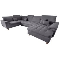 Wohnlandschaft Franzi wahlweise mit Kopfteilverstellung Bettfunktion, Bettkasten von Domo Collection