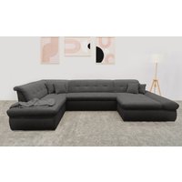 DOMO collection Wohnlandschaft "Moric U-Form, auch in Cord, Breite 353cm, viel Platz" im XXL-Format, wahlweise mit Bettfunktion und Armlehnenverstellung DOMO collection Wohnlandschaft "Moric U-Form, auch in Cord, Breite 353cm, viel Platz" im XXL-Format, wahlweise mit Bettfunktion und Armlehnenverstellung von Domo Collection