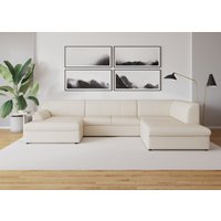 DOMO collection Wohnlandschaft "Topper, elegant und zeitlos, komfortabel, U-Form", wahlweise mit Bettfunktion von Domo Collection