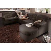 DOMO collection Wohnlandschaft "Papenburg, zeitlose Rückensteppung, elegante Formensprache, U-Form", in großer Farbvielfalt, wahlweise mit Bettfunktion von Domo Collection