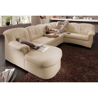 DOMO collection Wohnlandschaft "Papenburg, zeitlose Rückensteppung, elegante Formensprache, U-Form", in großer Farbvielfalt, wahlweise mit Bettfunktion von Domo Collection