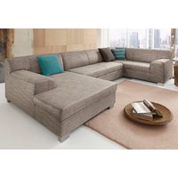 DOMO collection Wohnlandschaft "Amando in vielen Bezugsvarianten, auch in Leder, komfortabel, U-Form", wahlweise mit Bettfunktion, fester Sitzkomfort, frei im Raum stellbar DOMO collection Wohnlandschaft "Amando in vielen Bezugsvarianten, auch in Leder, komfortabel, U-Form", wahlweise mit Bettfunktion, fester Sitzkomfort, frei im Raum stellbar von Domo Collection