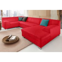 DOMO collection Wohnlandschaft "Amando in vielen Bezugsvarianten, auch in Leder, komfortabel, U-Form", wahlweise mit Bettfunktion, fester Sitzkomfort, frei im Raum stellbar DOMO collection Wohnlandschaft "Amando in vielen Bezugsvarianten, auch in Leder, komfortabel, U-Form", wahlweise mit Bettfunktion, fester Sitzkomfort, frei im Raum stellbar von Domo Collection