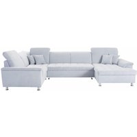 Wohnlandschaft Franzi wahlweise mit Kopfteilverstellung Bettfunktion, Bettkasten von Domo Collection