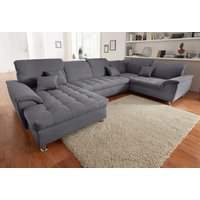 Wohnlandschaft Franzi wahlweise mit Kopfteilverstellung Bettfunktion, Bettkasten von Domo Collection