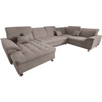 Wohnlandschaft Franzi wahlweise mit Kopfteilverstellung Bettfunktion, Bettkasten von Domo Collection