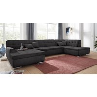 DOMO collection Wohnlandschaft "Aversa U-Form" wahlweise mit Bettfunktion, frei im Raum stellbar von Domo Collection