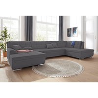DOMO collection Wohnlandschaft "Aversa U-Form", wahlweise mit Bettfunktion, frei im Raum stellbar DOMO collection Wohnlandschaft "Aversa U-Form", wahlweise mit Bettfunktion, frei im Raum stellbar von Domo Collection