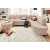 DOMO collection Wohnlandschaft "Elva U-Form", wahlweise mit Bettfunktion und Federkern DOMO collection Wohnlandschaft "Elva U-Form", wahlweise mit Bettfunktion und Federkern von Domo Collection