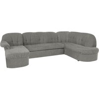 DOMO collection Wohnlandschaft "Pegnitz, zeitlos&modern, elegante Rückensteppung, Breite 292cm, U-Form" wahlweise mit Bettfunktion von Domo Collection