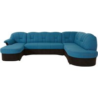 DOMO collection Wohnlandschaft "Flores auch in Leder-Bezug, B/T/H: 293/180/86 cm, U-Form", (3 St.), wahlweise mit Bettfunktion, wahlweise mit Federkern von Domo Collection