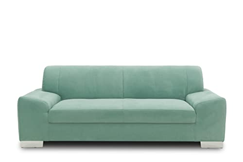 DOMO. Collection Sofa Alisson, 3er Couch, 3-Sitzer, 3er Garnitur, 199x83x75 cm, Polstergarnitur in grün von DOMO. collection