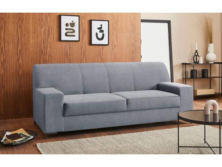 2-Sitzer DOMO COLLECTION Ledas kubisch und komfortabel, flache Armlehnen, eleganter Fuß , grau, B:210cm H:83cm T:88cm, Sofas, in vielen Farben erhältlich 2-Sitzer DOMO COLLECTION Ledas kubisch und komfortabel, flache Armlehnen, eleganter Fuß , grau, B:210cm H:83cm T:88cm, Sofas, in vielen Farben erhältlich von Domo-collection