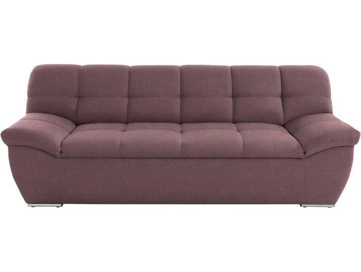 DOMO collection 2-Sitzer Lagoa, moderne Sitzheftung, bequem und komfortabel, frei im Raum stellbar, in großer Farbauswahl, lila, beere von Domo-collection