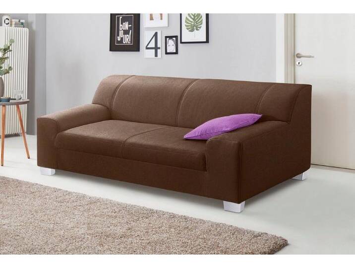 DOMO collection 3-Sitzer Amando zeitlos und modern, komfortabel, in vielen Bezugsvarianten, auch in Leder, braun, espresso DOMO collection 3-Sitzer Amando zeitlos und modern, komfortabel, in vielen Bezugsvarianten, auch in Leder, braun, espresso von Domo-collection