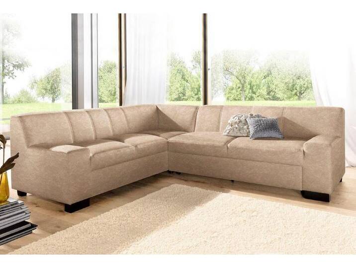 DOMO collection Ecksofa Norma, moderne Armlehnen, zeitlos und elegant, L-Form, beige, mit Bettfunktion, natur DOMO collection Ecksofa Norma, moderne Armlehnen, zeitlos und elegant, L-Form, beige, mit Bettfunktion, natur von Domo-collection