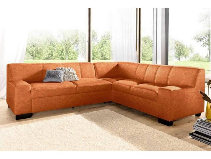 DOMO collection Ecksofa Norma, moderne Armlehnen, zeitlos und elegant, L-Form, braun, mit Bettfunktion, terrakotta DOMO collection Ecksofa Norma, moderne Armlehnen, zeitlos und elegant, L-Form, braun, mit Bettfunktion, terrakotta von Domo-collection