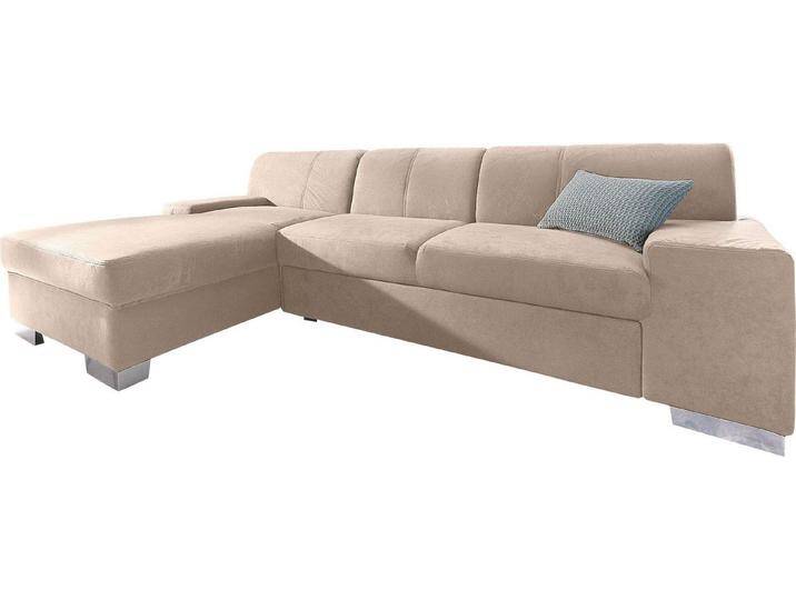 DOMO collection Ecksofa Star, zeitlose Formensprache, elegante Optik, L-Form, OTTOs Choice, beige, ohne Bettfunktion, natur von Domo-collection