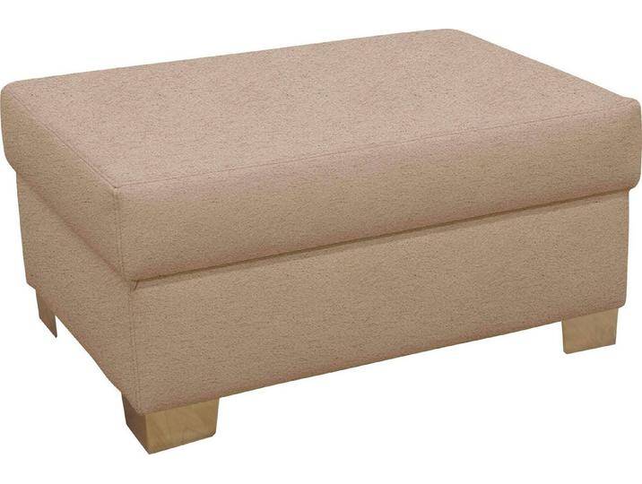 DOMO collection Hocker Ricardo, beige, natur von Domo-collection