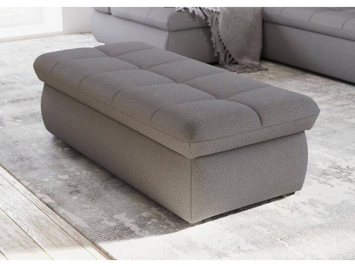 DOMO collection Polsterhocker Moric, inklusive Stauraum, grau, dunkelgrau von Domo-collection