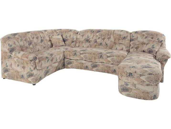 DOMO collection Wohnlandschaft Bahia U-Form, B/T: 308/200 cm, mit Federkern, belastbar bis 140kg/Sitz, Microfaser MELROSE®, mocca, braun, braun von Domo-collection