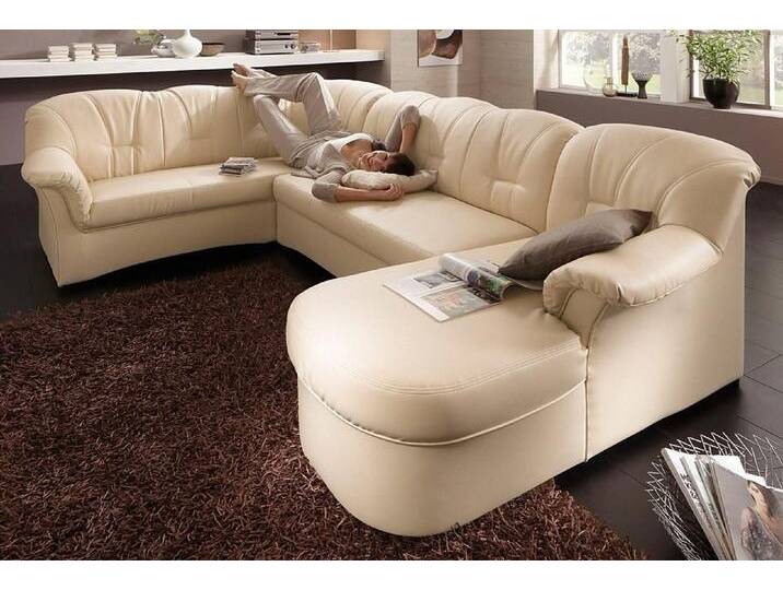 DOMO collection Wohnlandschaft Papenburg, zeitlose Rückensteppung, elegante Formensprache, U-Form, in großer Farbvielfalt, beige, ohne Bettfunktion DOMO collection Wohnlandschaft Papenburg, zeitlose Rückensteppung, elegante Formensprache, U-Form, in großer Farbvielfalt, beige, ohne Bettfunktion von Domo-collection