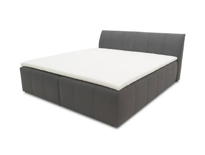 Domo collection Boxspringbett 180 x 200 cm inkl. Topper - 187x221x90cm - schwarz - Polyester / Holz / Kunststoff Domo collection Boxspringbett 180 x 200 cm inkl. Topper - 187x221x90cm - schwarz - Polyester / Holz / Kunststoff von Domo-collection